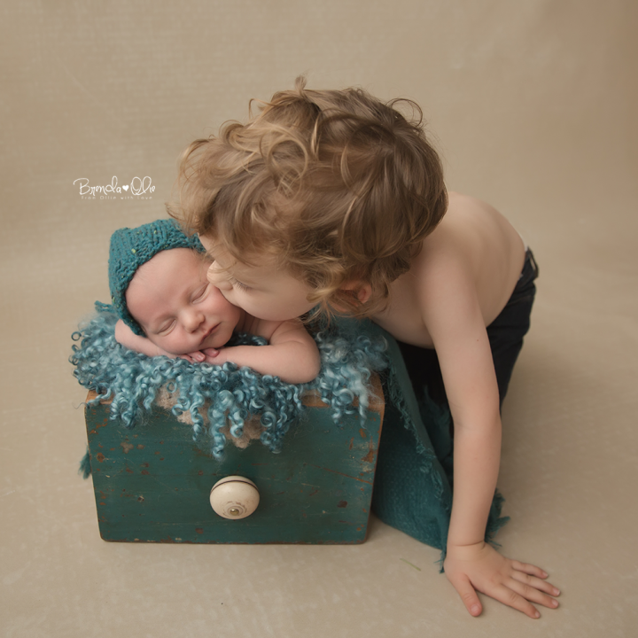 Newbornshoot in de studio